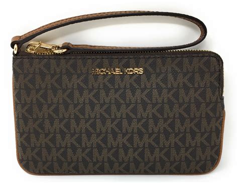 michael kors large wristlet clutch.